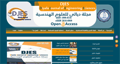 Desktop Screenshot of enginmag.uodiyala.edu.iq